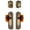 Vintage Brass, variant on Grandeur 828629 Parthenon Solid Brass Single Cylinder Keyed Entry Knobset And Deadbolt
