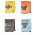 thumbnail image 2 of Homeholiday Microfibre Dish Bowl Pan Glass Cloths Washing Towel Cartoon Pattern Kitchen Cleaning Wiping Rags, 2 of 8