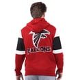 thumbnail image 2 of Men's Starter Red Atlanta Falcons Extreme Full-Zip Hoodie, 2 of 2