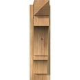 thumbnail image 2 of Ekena Millwork 6"W x 18"D x 22"H Balboa Rough Sawn Arts and Crafts Outlooker, Western Red Cedar, 2 of 4