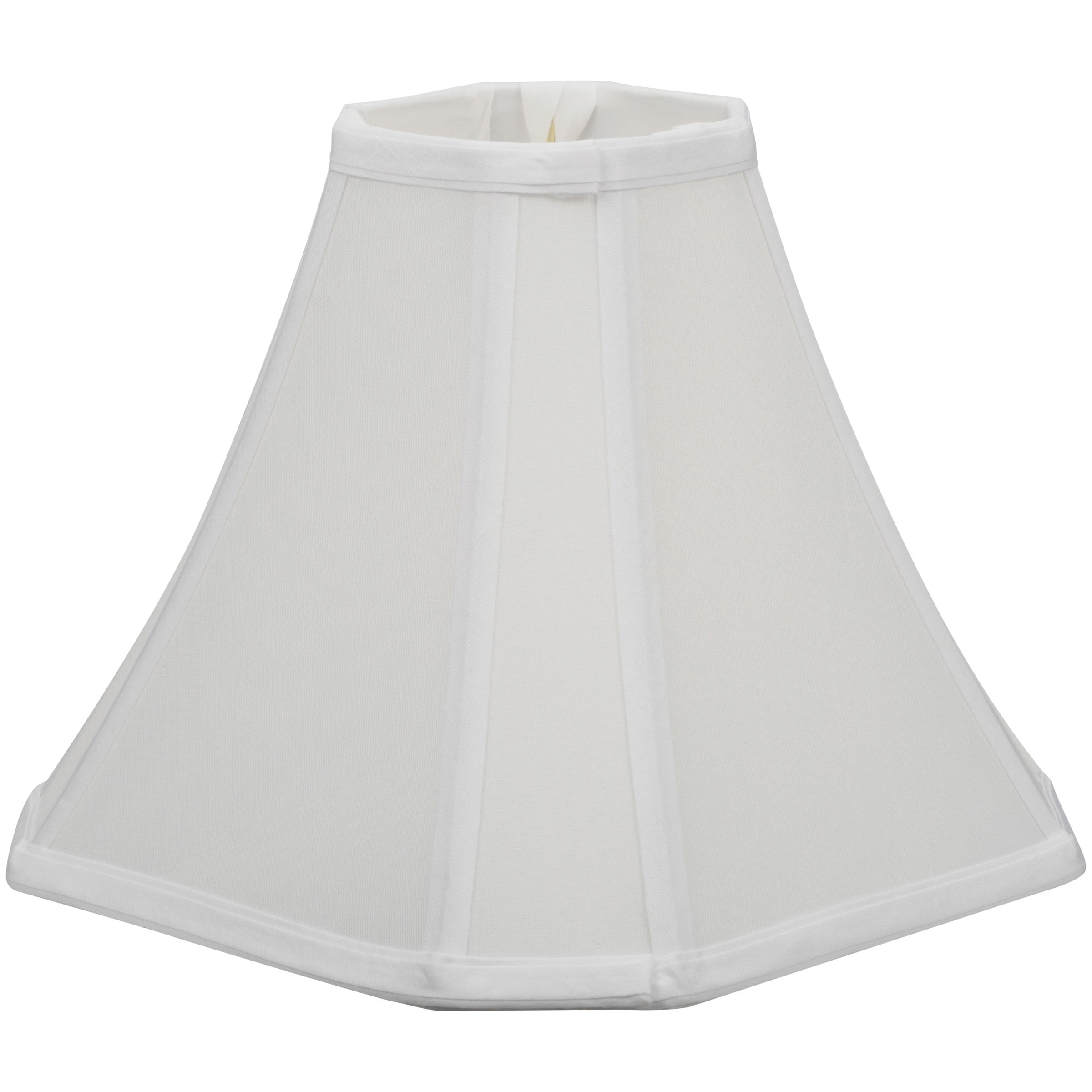New white lampshades square cut corner bell 