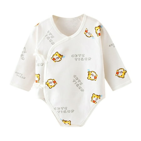 

Girls Solid Bodysuit Sunsuit Baby Girls Boys Cartoon Cute Romper Long Sleeve Animals Cotton Bodysuit Outfits Clothes