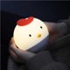 thumbnail image 4 of Lámpara De Noche De Pollo Linda Adorable Usb Recargable Con Iluminación Suave 3 Brillo Sensor Táctil Luz De Noche Para Dormir Lámpara Ambiental Para Habitación De Bebé Dormitorio Sala De Estar Moyic HA013855-00, 4 of 7