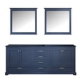 thumbnail image 3 of Lexora Home Dukes 80" Double Vanity with Mirrors in Navy Blue, 3 of 7