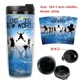 thumbnail image 3 of One Piece Peripheral Water Cup Luffy Anime Student Drinking Cup Creative Water Cup Double-layer Insulated Plastic Cup, 3 of 5