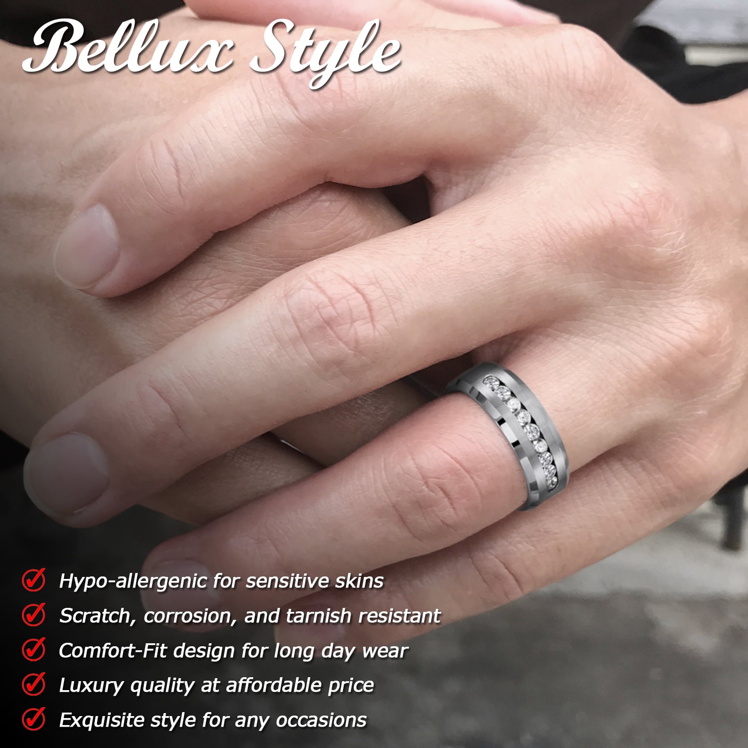 2pc Stackable Rings For Women - Zirconia Gemstone Rhinestone Studded Promise  Rings Jewelry Gifts Size 5-12 | Fruugo KR