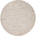 thumbnail image 5 of Unique Loom 3127088 6 x 6 Pi. Tapis Rond de Chêne de Paris&44; Taupe, 5 of 5
