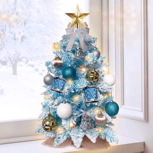 Tabletop Christmas Tree 2FT Small Mini Christmas Tree for Table Top