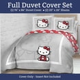 thumbnail image 2 of Juego de fundas de edredón Jay Franco Hello Kitty, tamaño completo, 3 piezas, 2 of 8