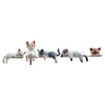 thumbnail image 1 of Escultura de gato de resina, mini figura de gato, juguete de escritorio coleccionable, decoración del hogar para coche Estilo D, 1 of 9