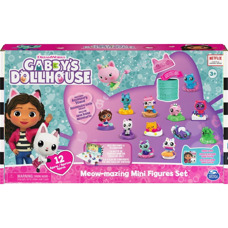 Gabby's Dollhouse Mini Child Dollhouse Accessories with Stand