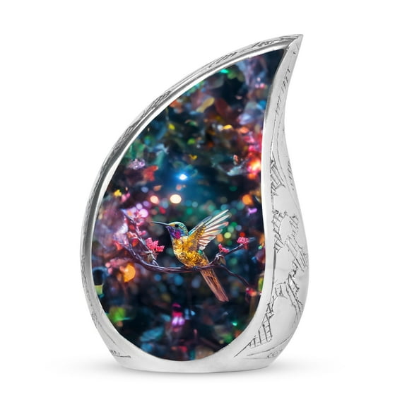 Teardrop Urn, Hummingbird Small Ashes Keepsake, Cremation Urn For Human Ashes, Small Urn For Women, Funeral Urn For Adult Ashes, Memorial Urn For Mom Ashes, Miniature Urn For Human Ashes 3inch,1pc