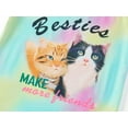 thumbnail image 3 of Beezizac Trendy Gradients Pajamas for Big/Teen Girls 2-Piece Soft Tee & Shorts PJ Cute Cats Jammies Set Size 16, 3 of 7