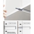thumbnail image 5 of Pestillos de empuje magnéticos para gabinetes, paquete de 2, herrajes para abrir gabinetes, pestillo táctil de empuje, empuje de puerta de cocina de alta resistencia, 5 of 5