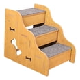 thumbnail image 2 of Almencla Dog Stairs for Small Dogs Indoor Non Slip Sturdy Dog Steps for Bed for Doggy 3 step, 2 of 7