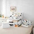 thumbnail image 6 of Castle Fairy Children Cute Cats 7-Piece Twin Bedding Sets,Kawaii Pets Bedding Comforter Set,Cartoon Animal Breathable Sheet Sets,Ultra Soft Home Decor, 6 of 8