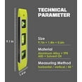 thumbnail image 6 of Level & Tool Magnetic Aluminum Reinforced Torpedo Level, 9 inches, Green, 1PCS$$Tools, 6 of 7
