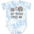 thumbnail image 3 of Inktastic My Busia Loves Me Childs Boys or Girls Baby Bodysuit, 3 of 5