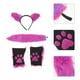 thumbnail image 3 of WORGEOUS 1 Set Ears de animales peludos Guantes de peluche de animales de cabeza de animales., 3 of 8