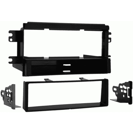 Kia Spectra Radio - new metra 99-7318 single din stereo dash kit w/ pocket for 2005-2006 kia spectra