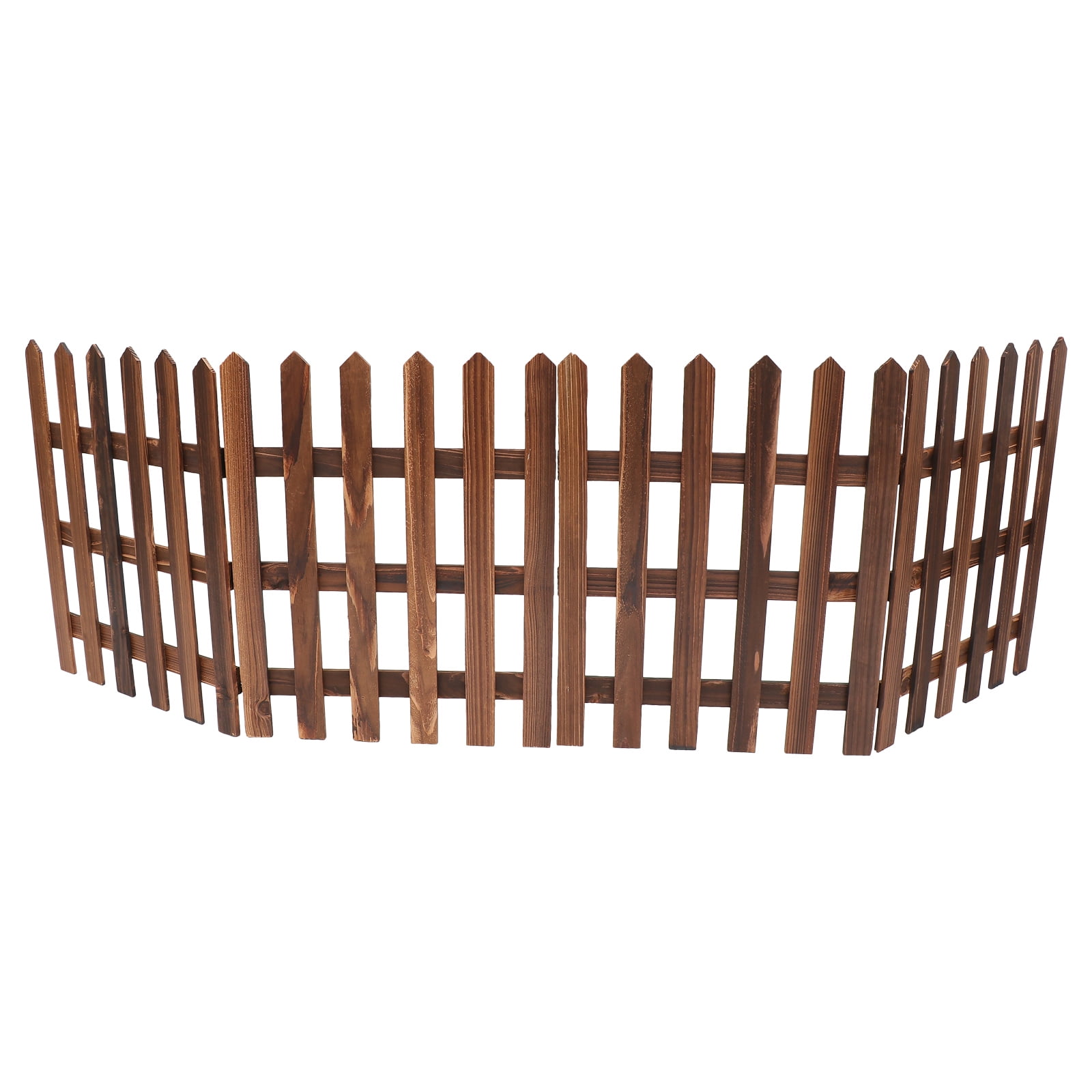 HOMEMAXS 1pc Creative Courtyard Edging Border Wooden Fence Garden Fence