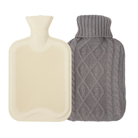 

HP95 Hot Water Bottle With Cover 2L Bed Bottle With Soft Fleece Cover Bed Bottle Provides Warmth Gift