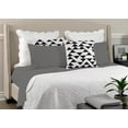 thumbnail image 5 of Comfy Bamboo World Series 90gsm 4pc Microfiber Bedsheets Sheet Set, Full Size Bed, Dark Grey, 5 of 5