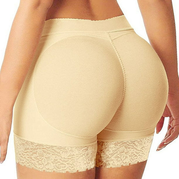 Seamless Hip Enhancer Panties Padded Plus Size Shorts Body Shaper Butt  Lifter Shapewear Tummy Control Underwear (Color : Nude, Size : 6X-Large)