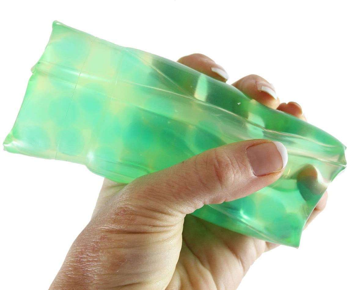 1 GREEN Jumbo Water BeadFilled Water Slippery Snake Wiggler Slippery