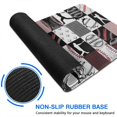 thumbnail image 6 of Long Mouse Pads for Desk,Baseball Patchwork Pattern Desk Mats on Top Of Desks, Desk Mouse Pad Extra Large with 3mm Non-Slip Base and Stitched Edge for Gaming,Office,Work,Home 31.5"x15.7", 6 of 6