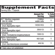 Digestive Advantage-Fast Acting Enzymes + Daily Probiotic - Capsules, 32 ea (Pack of 4)