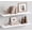 White, variant on Black Floating Shelves 36 Inch Long, 8" Deep Wall Shelves for Bedroom Books