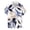 Multicolour, variant on Men's Hawaiian Shirts Floral Print Short Sleeve Lapel Button Up Shirt for Men