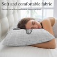 thumbnail image 5 of Grey Starfish Throw Pillow Cover 24 x 36 Inch Decorative Pillow Cover Vintage Gray Farmhouse Coastal Summer Lumbar Pillowcase Seasonal Rectangle Cushion Case for Couch Sofa Bed Living Room, 5 of 9