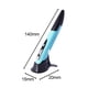 thumbnail image 4 of Bolígrafo inalámbrico Yotijar 2.4G con receptor USB Micro tipo 1200 1600 CPI Vertical Azul, 4 of 10