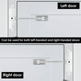 thumbnail image 4 of Automatic Door Closer Metal Safety Spring Door Closer Spring Adjustable 30kg Door Closer Convert Hinged Door to Self-Closing Door for Left-Handed Right-Handed Doors, 4 of 8