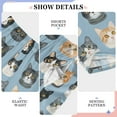 thumbnail image 6 of FORMRS Kids Pajama Pants with Pockets Size 6-8Y Boys Lounge Sleep Bottoms, Cartoon Cute Cat, 6 of 8