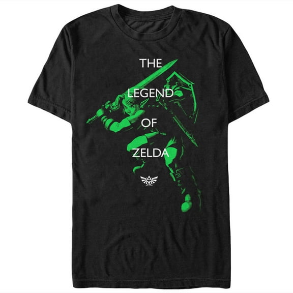 Men's Nintendo The Legend of Zelda Lives Graphic Tee Black Large
