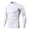 f13-White, variant on Men's Turtleneck Fitness Long Sleeves, Turtle Neck Compression Shirts for Men
