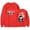 Red, variant on Jey Uso Yeet Merch Long Sleeve Crewneck Sweatshirt Winter For Men/Women Unsiex Fashion Streetwear