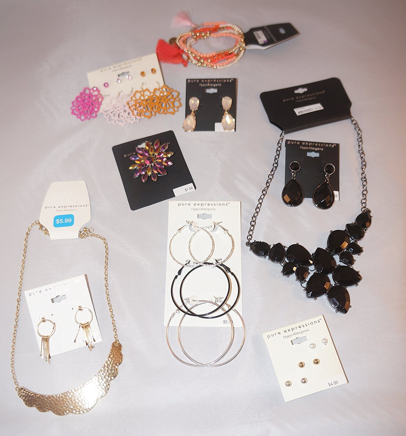 UNSEARCHED,UNTESTED Lot of Costume Jewelry 2-3+LBS Grab Bags WEAR,SELL,CRAFT 