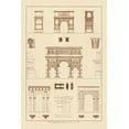 thumbnail image 2 of Buhlmann, J. 17x24 Gold Ornate Wood Framed with Double Matting Museum Art Print Titled - Arches and Arcades, 2 of 4
