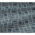 thumbnail image 4 of oneOone Cotton Jersey Teal Blue Fabric Geometric African Diy Clothing Quilting Fabric Print Fabric By Yard 58 Inch Wide, 4 of 4