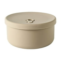 Silicone Food Storage Container - BPA-Free with Microwave Vent Airtight Leakproof Lid Bowl with Lid for Kitchen Lunch Boxes Freezer & Dishwasher Safe