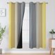 thumbnail image 1 of Cortinas Estelar Textiler Ombre Amarillo Gris 107x183 cm, 1 of 9