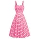 thumbnail image 4 of Vestido Informal de Lunares Para Mujer, Corte A, Sin Mangas, Estilo Bohemio, Fluido, de Verano, Con Tirantes Ajustables, 4 of 4