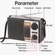 thumbnail image 2 of Btafrte AM FM SW Radio Emergencia Solar Compatible Con Con Linterna LED (F10BTS), 2 of 9