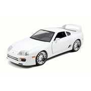 Brian's Toyota Supra, White - JADA Fast & Furious 97509 - 1/18 Scale Diecast Model Toy Car