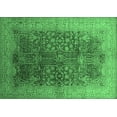 thumbnail image 1 of Ahgly Company Indoor Rectangle Oriental Emerald Green Industrial Area Rugs, 8' x 10', 1 of 4