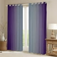 thumbnail image 2 of Purple and Gray Curtains for Bedroom,Rainbow Ombre 30%-50% Blackout Curtains Aesthetic Living Room Decor,Gradient Colorful Curtains & Drapes Abstract Window Curtain 2 Panels 42"Wx90"L, 2 of 6